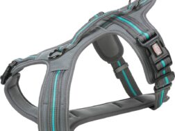 Dog Harness Trixie Fusion Confort Graphite Azul Océano M/L