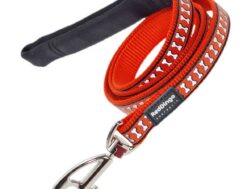 Dog Lead Red Dingo Reflective Orange (2 x 120 cm)